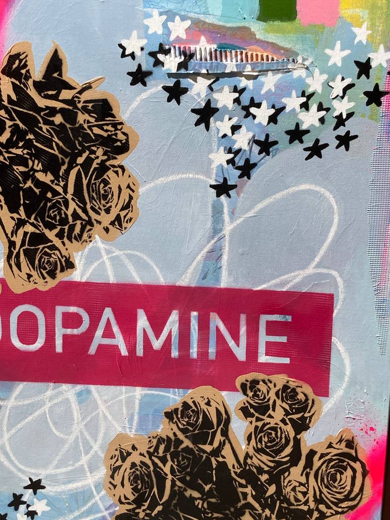 Original Abstract Botanic Painting by Amy Smith