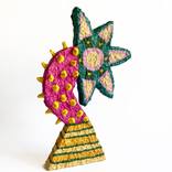 Palm paper pulp sculpture by Amy Smith