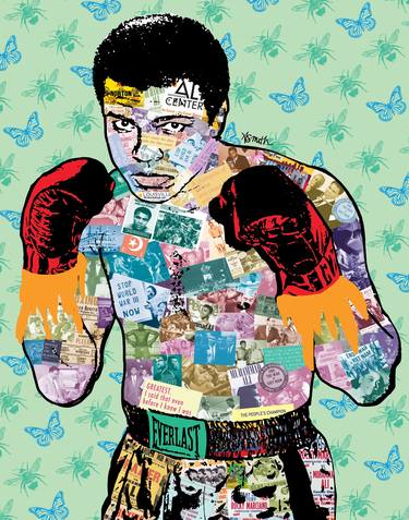 Muhammad Ali pop art Limited edition print thumb