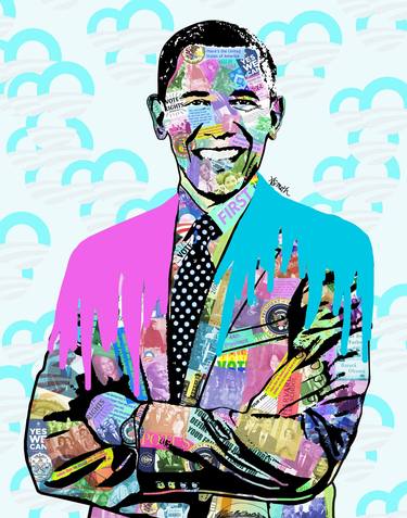 Barack Obama pop art limited edition print thumb
