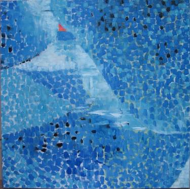 Original Abstract Expressionism Landscape Painting by Lindating Wareham