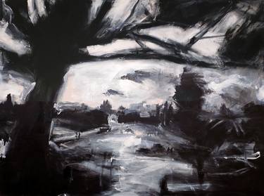 Original Expressionism Landscape Paintings by Philippe Batini