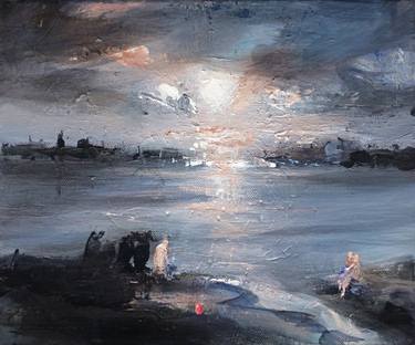 Original Expressionism Landscape Painting by Philippe Batini