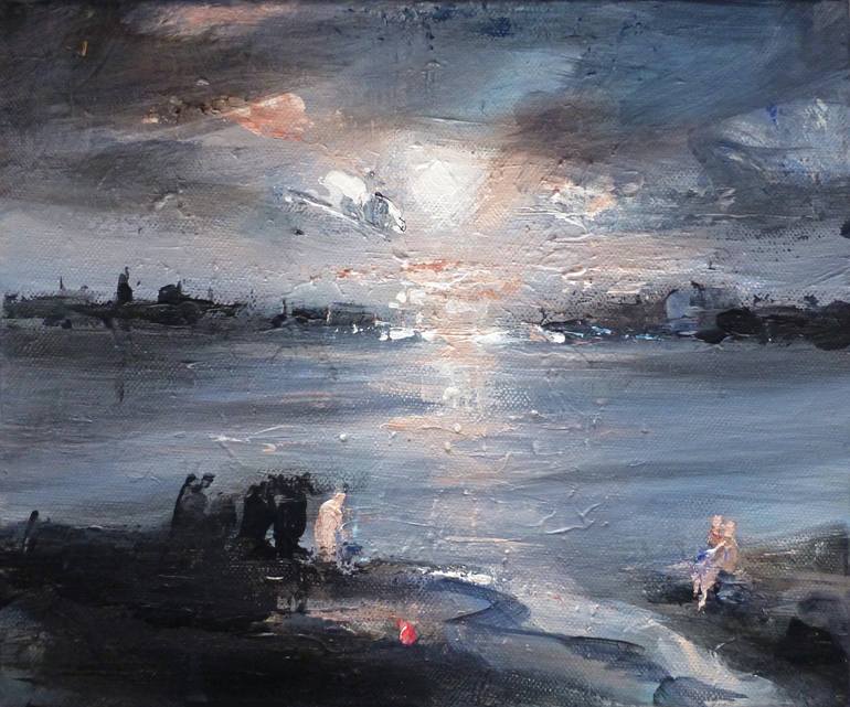 Print of Expressionism Landscape Paintings by Philippe Batini