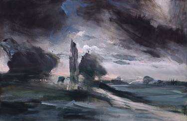 Original Expressionism Landscape Paintings by Philippe Batini