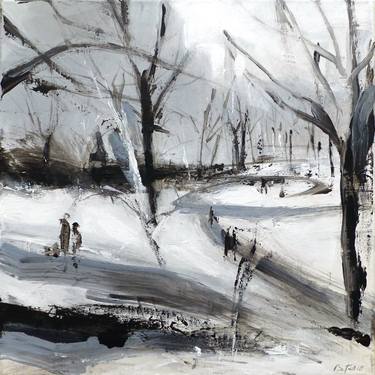 Original Expressionism Landscape Paintings by Philippe Batini