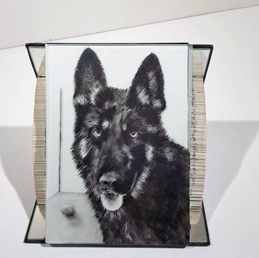 Original Portraiture Animal Sculpture by Nanci Schrieber-Smith