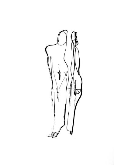 Original Nude Drawings by Peter Heuvelmans