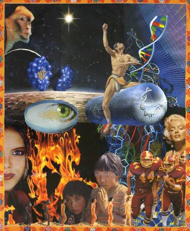 Original Science/Technology Collage by Kirti Michel