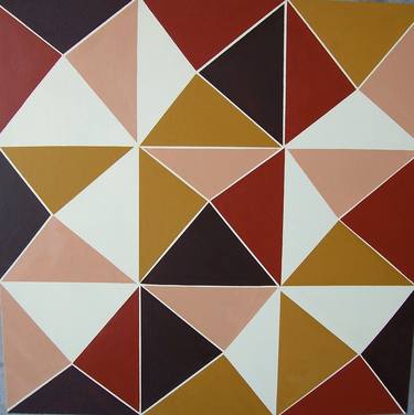 Print of Abstract Geometric Paintings by RICARDO MARTINEZ