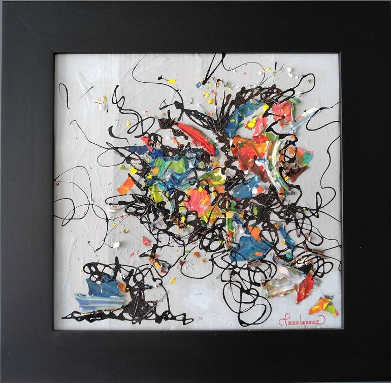 Original Modern Abstract Painting by Paulina Herz