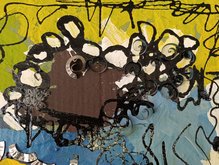 Original Modernism Abstract Painting by Paulina Herz