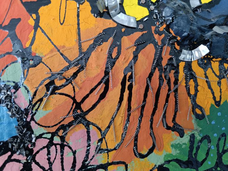 Original Modernism Abstract Painting by Paulina Herz