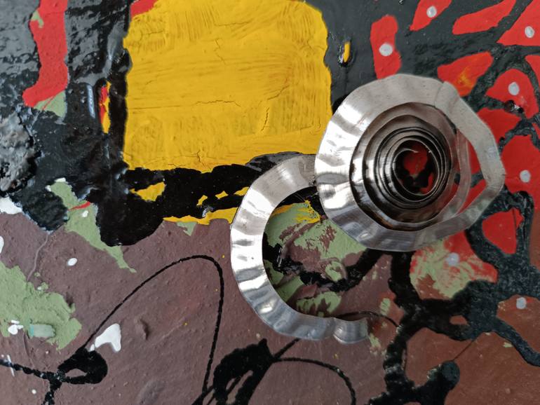 Original Modernism Abstract Painting by Paulina Herz