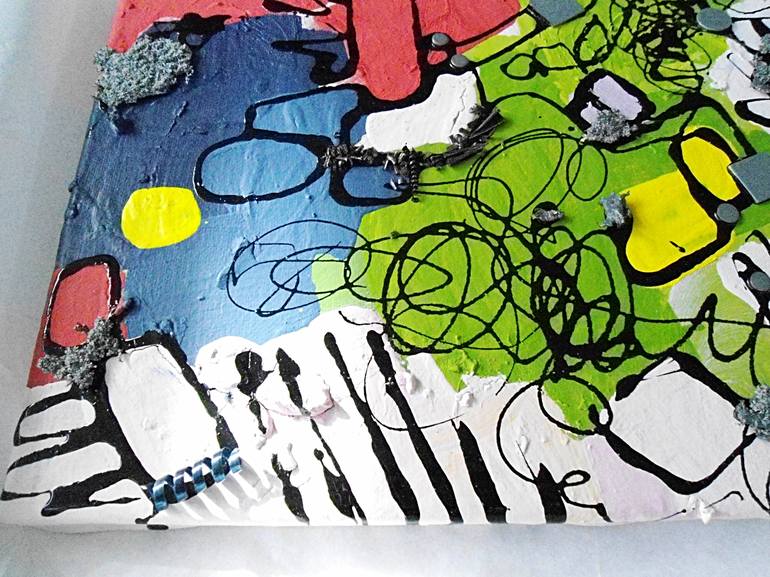 Original Modern Abstract Painting by Paulina Herz