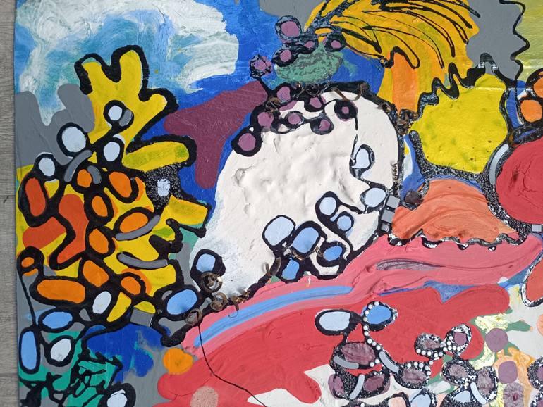 Original Fine Art Abstract Painting by Paulina Herz