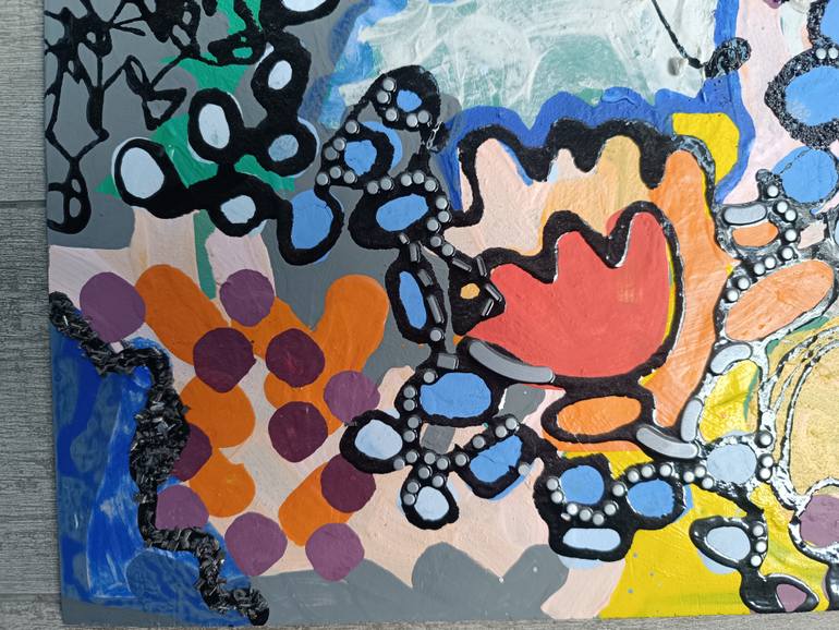 Original Fine Art Abstract Painting by Paulina Herz