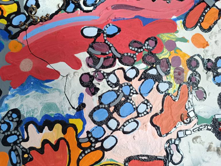 Original Fine Art Abstract Painting by Paulina Herz