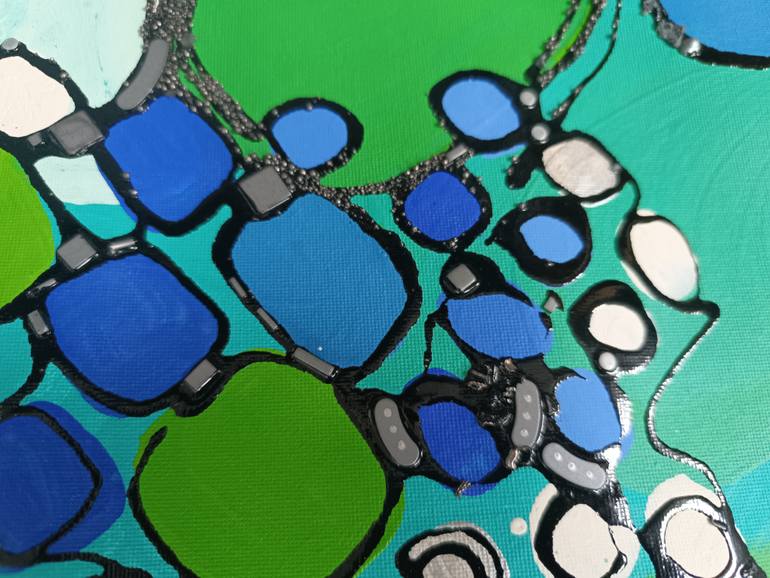 Original Abstract Painting by Paulina Herz