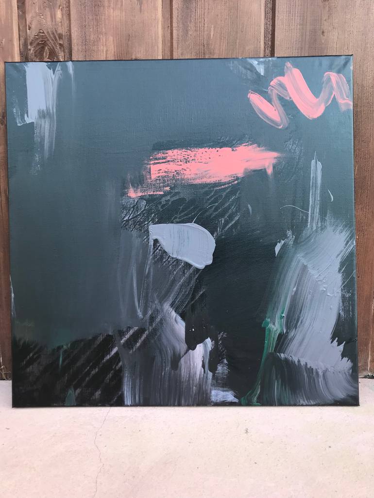 Original Abstract Expressionism Abstract Painting by Andrey Yanovich