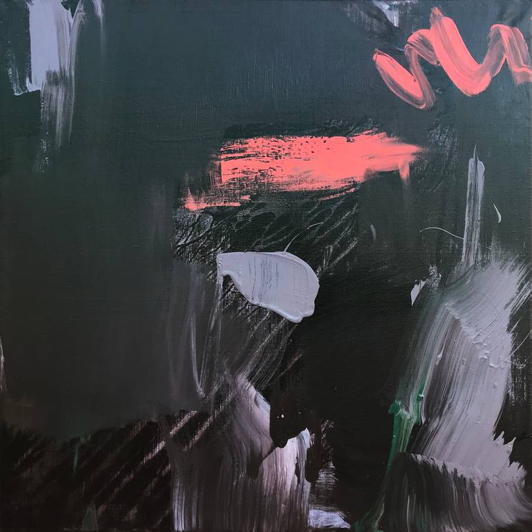 Original Abstract Expressionism Abstract Painting by Andrey Yanovich