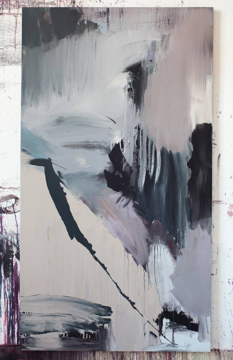 Original Abstract Expressionism Abstract Painting by Andrey Yanovich
