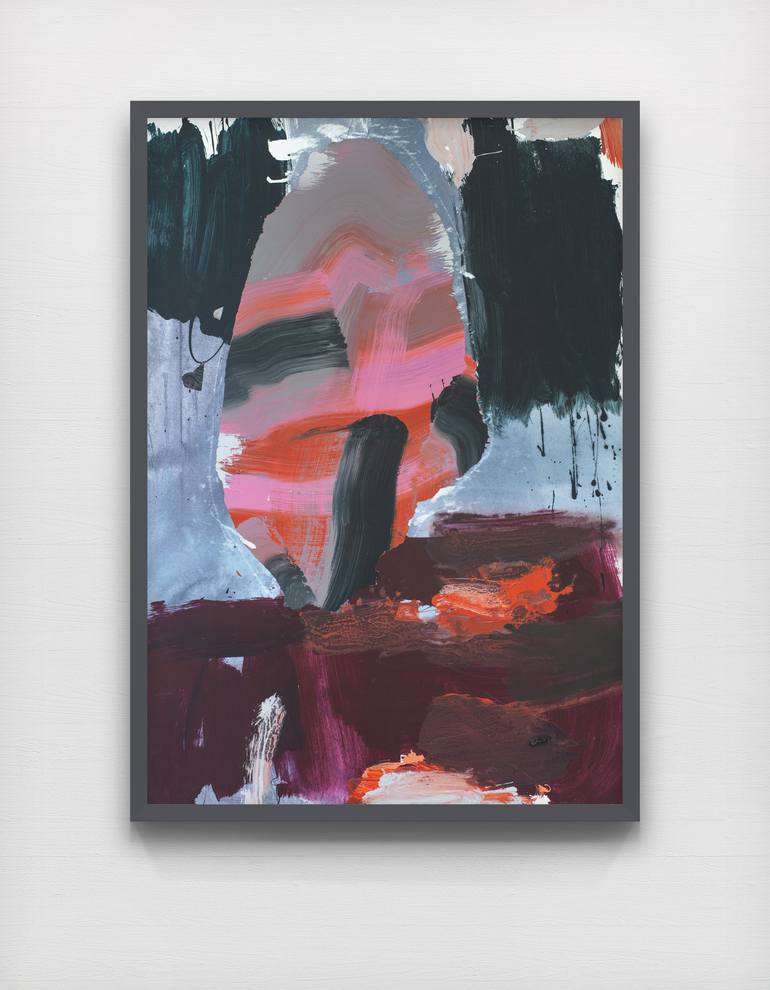 Original Abstract Expressionism Abstract Painting by Andrey Yanovich