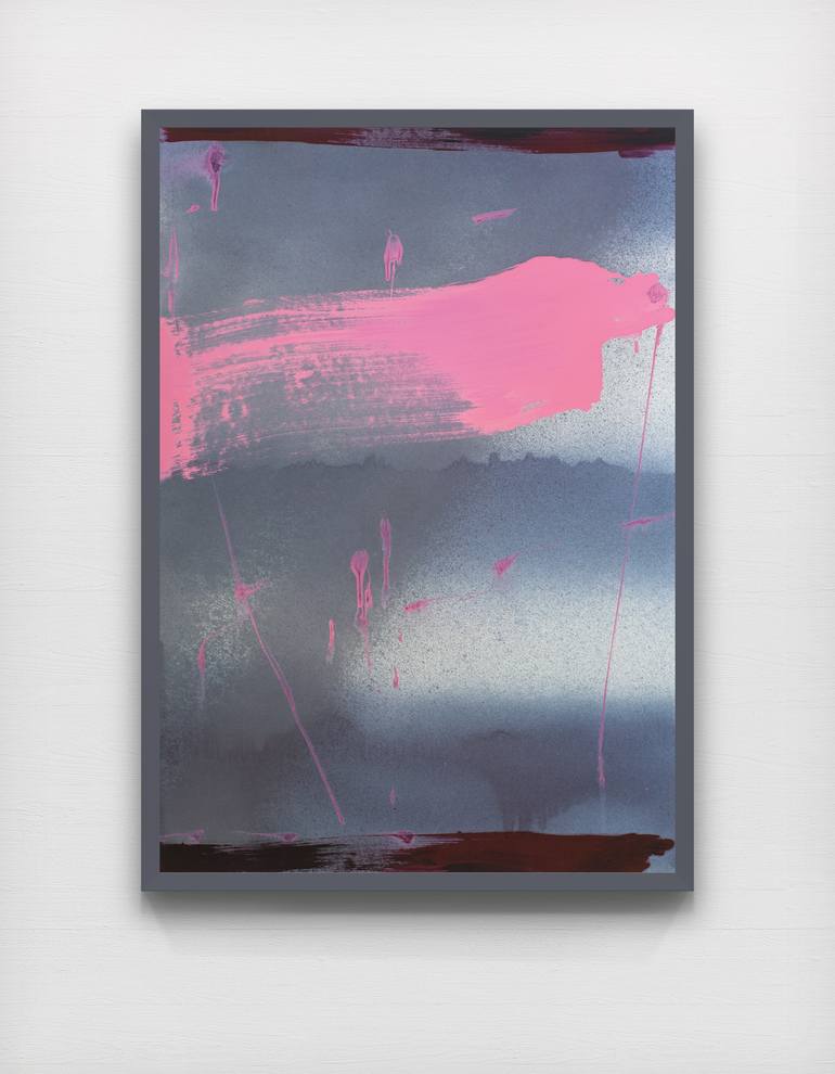 Original Abstract Expressionism Abstract Painting by Andrey Yanovich