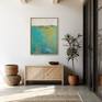 "Belize Bouquet" turquoise seascape wall art