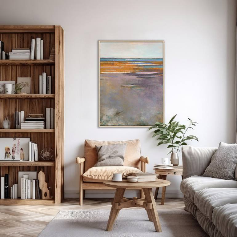 Original Abstract Landscape Printmaking by Victoria Primicias