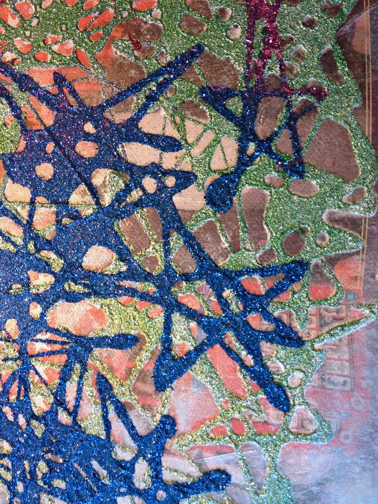 Original Conceptual Abstract Painting by Stefania Puntaroli