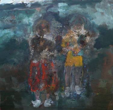 Print of Expressionism Children Paintings by Emilie Lagarde