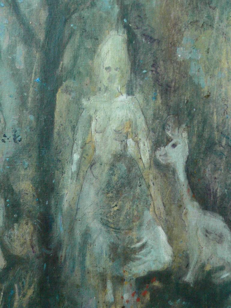 Original Figurative Fantasy Painting by Emilie Lagarde