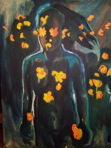 Original Expressionism Men Paintings by Emilie Lagarde