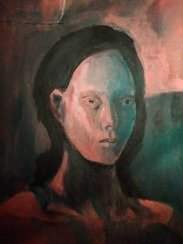 Print of Expressionism Portrait Paintings by Emilie Lagarde