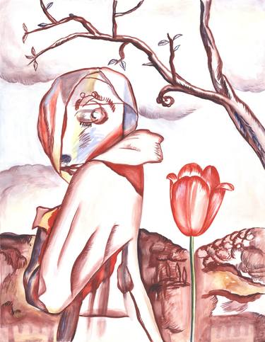 Print of Surrealism Fantasy Drawings by Alisha Sufit