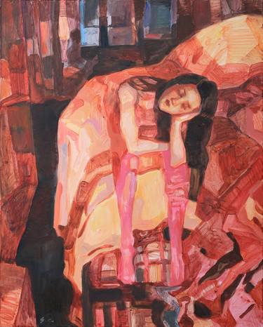 Print of Contemporary People Paintings by Sherry Xiaohong Chen