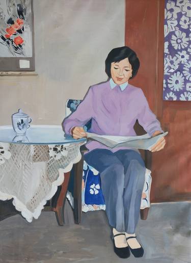 Original Contemporary People Paintings by Sherry Xiaohong Chen
