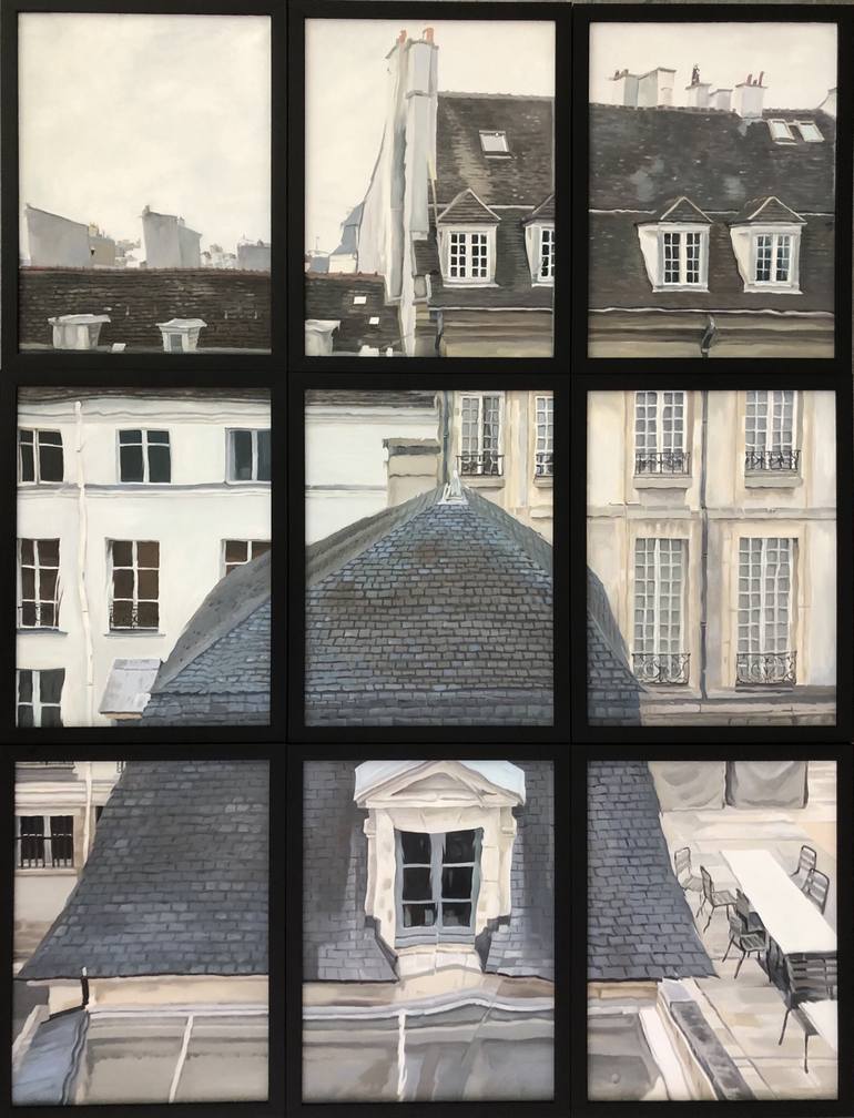 Print of Documentary Architecture Paintings by Sherry Xiaohong Chen