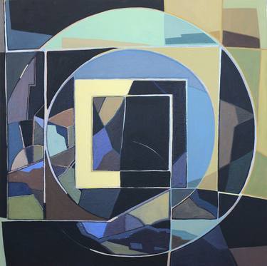 Original Cubism Abstract Paintings by Sherry Xiaohong Chen