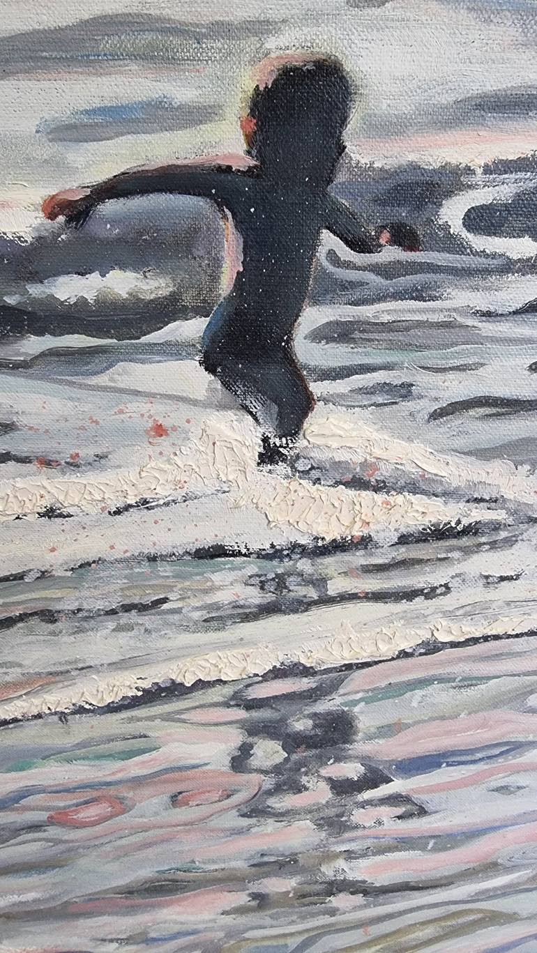 Original Impressionism Seascape Painting by Bonneke Weber