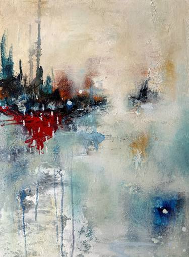 Original Abstract Expressionism Abstract Paintings by Behzad Tabar