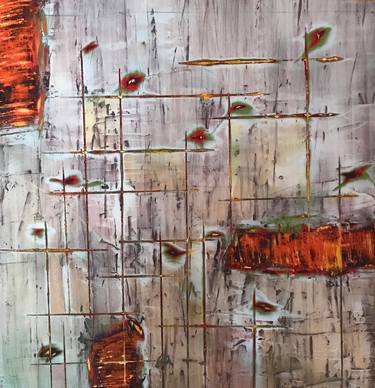 Original Abstract Expressionism Abstract Paintings by Behzad Tabar
