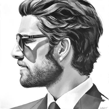 Saatchi Art Artist Jessica Rae Sommer; Paintings, “Him” #art