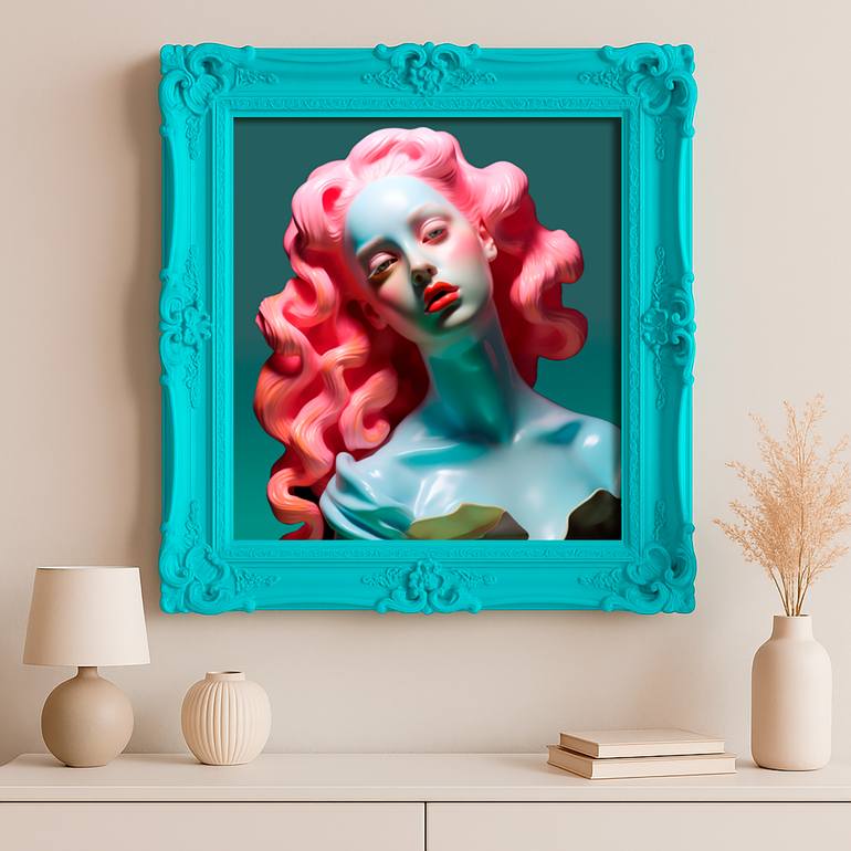 Original Contemporary Women Digital by Juan Barletta