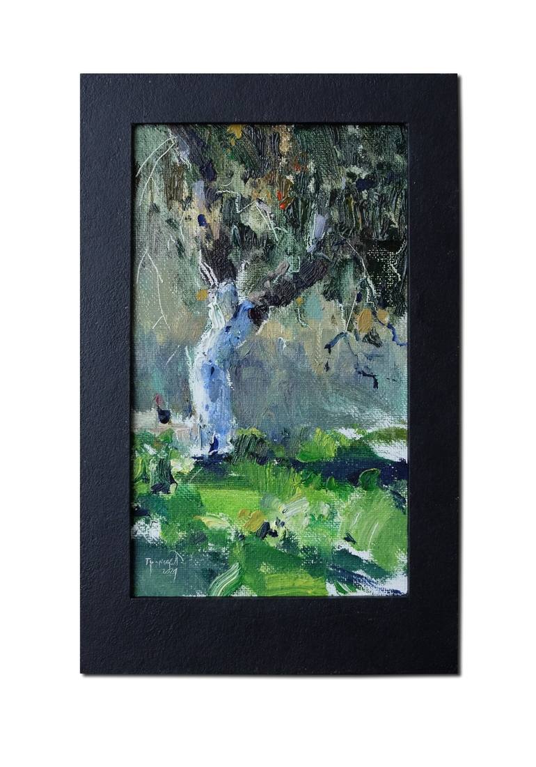 Original Impressionism Nature Painting by Pavlo Gryniuk