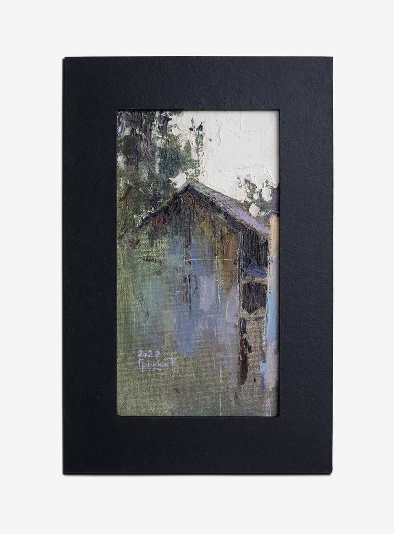 Original Expressionism Architecture Painting by Pavlo Gryniuk