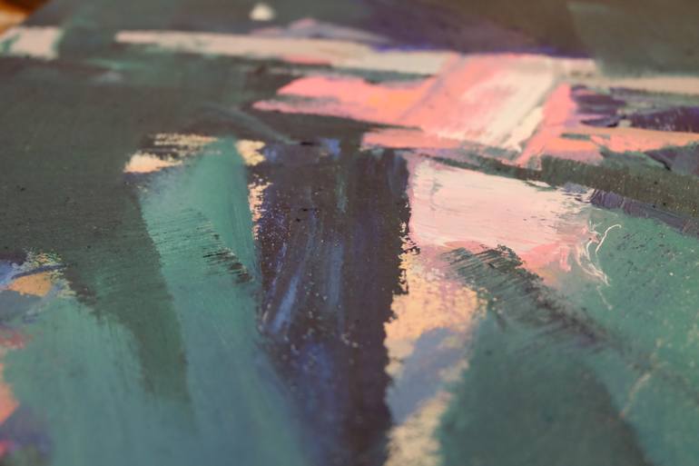 Original Abstract Expressionism Abstract Painting by Pavlo Gryniuk