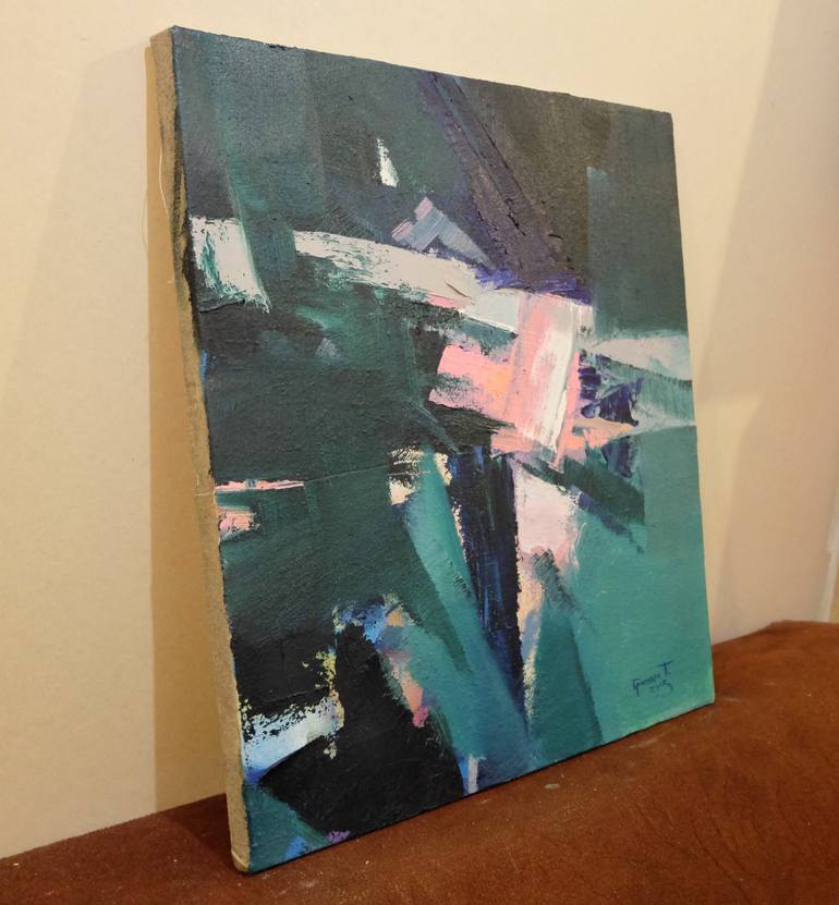 Original Abstract Expressionism Abstract Painting by Pavlo Gryniuk