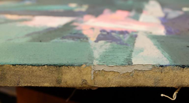 Original Abstract Expressionism Abstract Painting by Pavlo Gryniuk